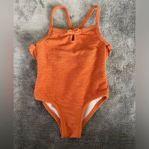 Modern Moments Gerber Baby Girls One Piece Swimsuit with UPF 50+, Size 12M